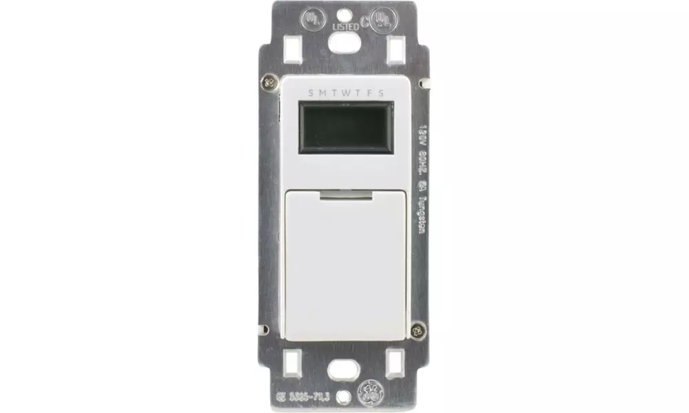GE 15313 In-wall Random 7-day Digital Timer With No Neutral Wire - Second Medium