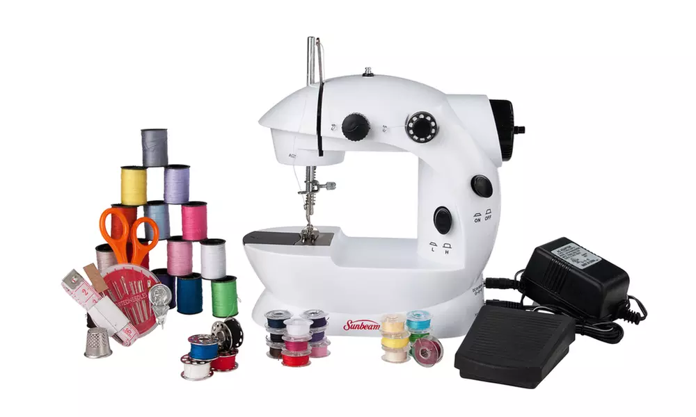 Sunbeam Mini Sewing Machine and Accessories Kit - Primary Image