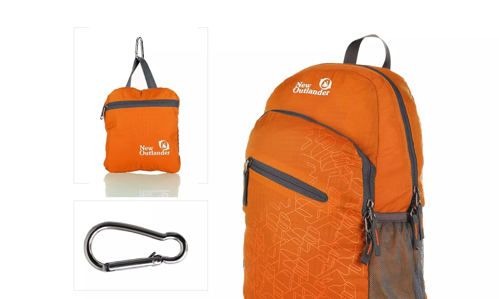 Outlander Ultra Lightweight Packable Water Resistant Travel Hiking Backpack  - Primary Image