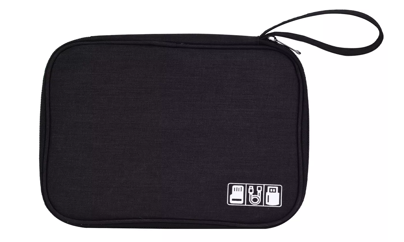 Electronic Organizer Travel Cable Organizer Bag for Hard Drives, Cables, Charger