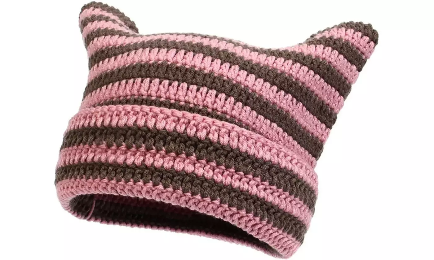 Women's Knitted Cat Ear Beanie Hats