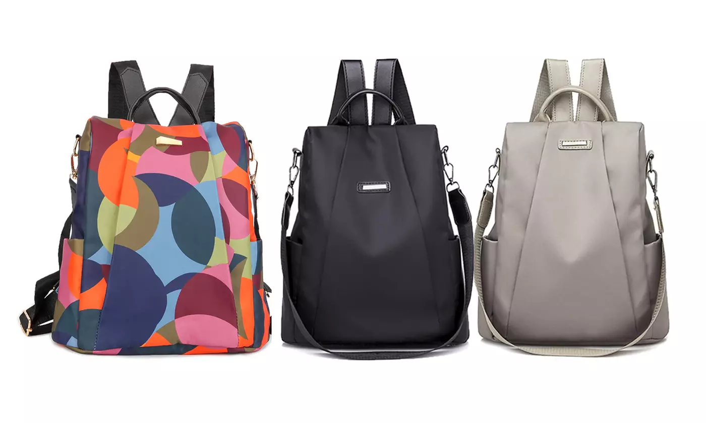 Women Backpack Purse Waterproof Anti-theft Light Weight School Shoulder Bag - Primary Image