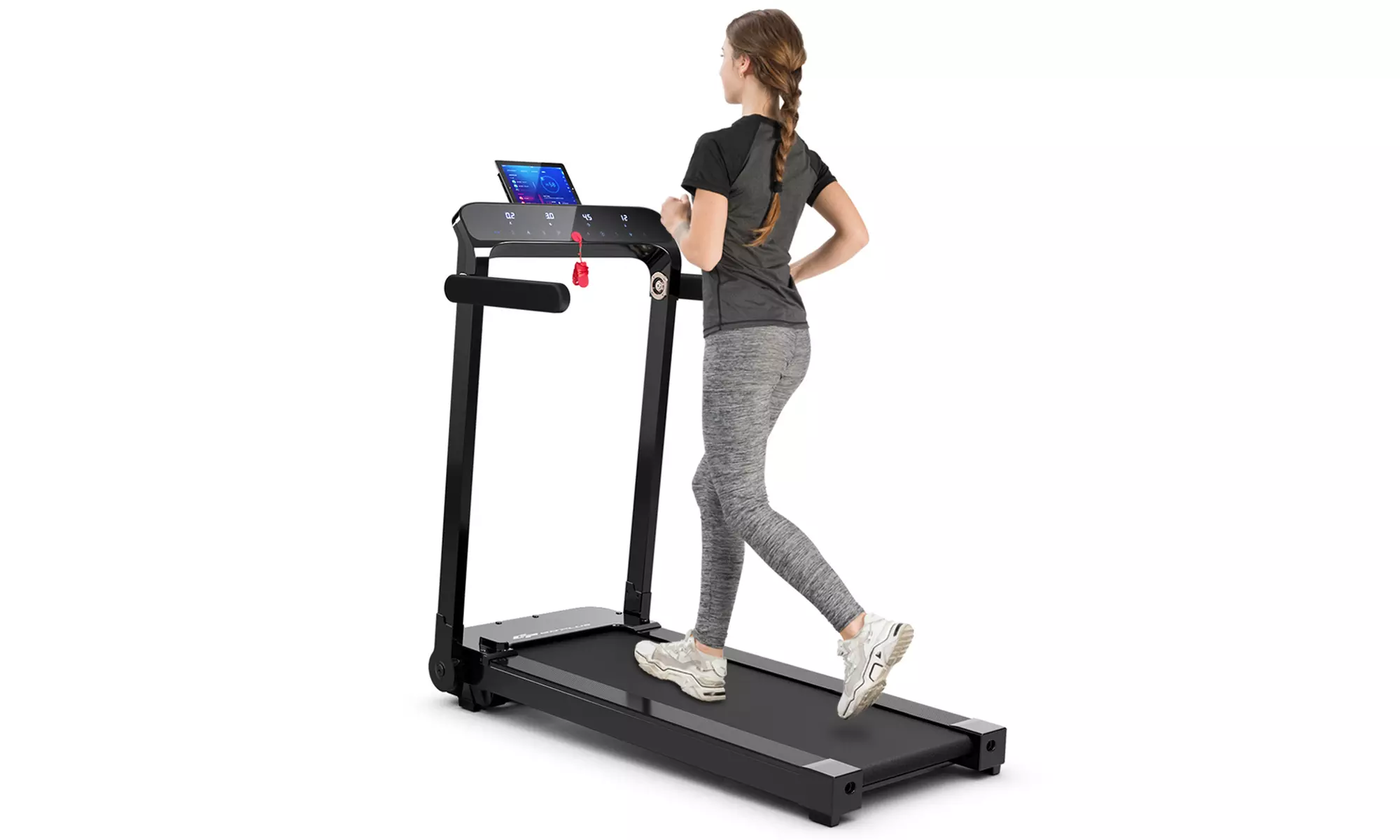 Costway Ultra-thin Lightweight Folding Treadmill Installation-free - Primary Image
