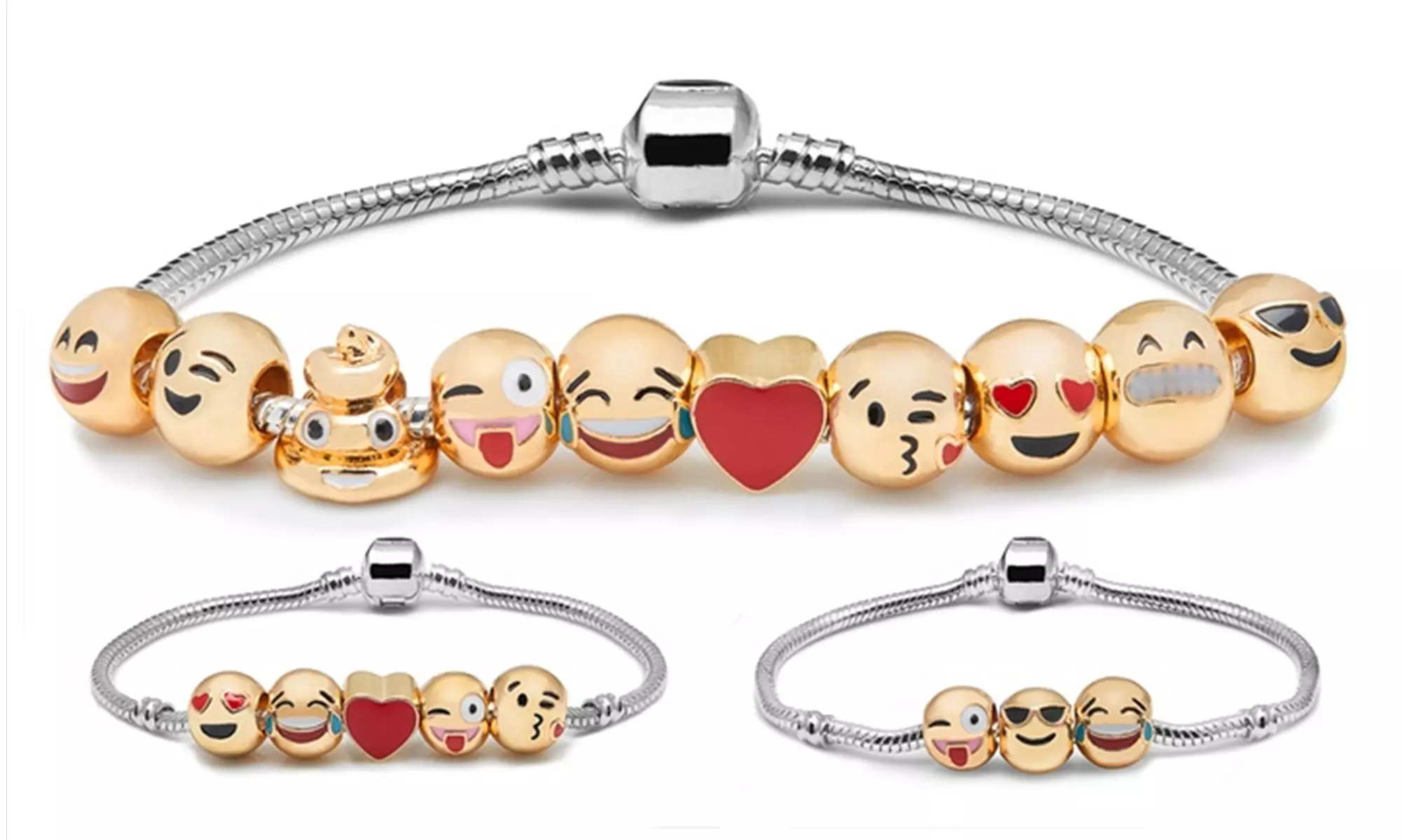 Emoji Charm Bracelet - Primary Image