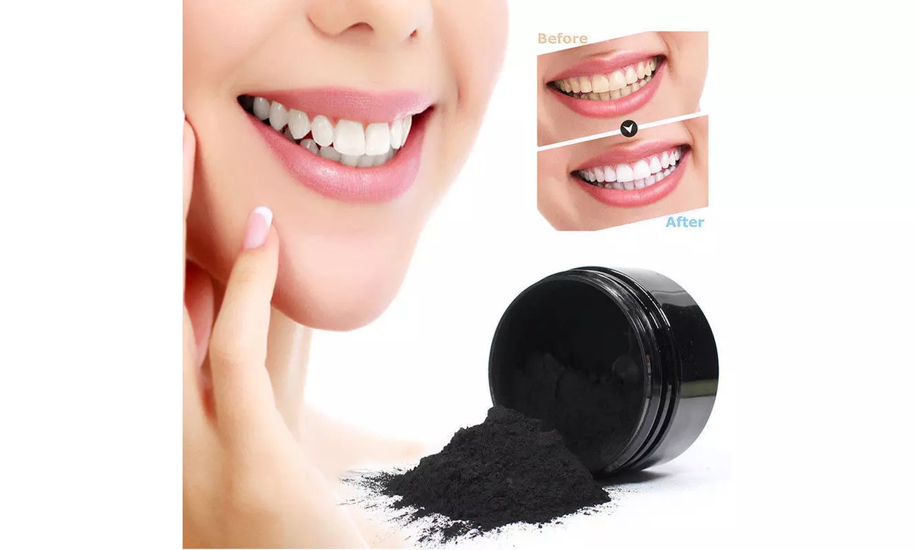 Teeth Whitening Organic Activated Charcoal Powder Toothpaste 30g/box - Second Medium