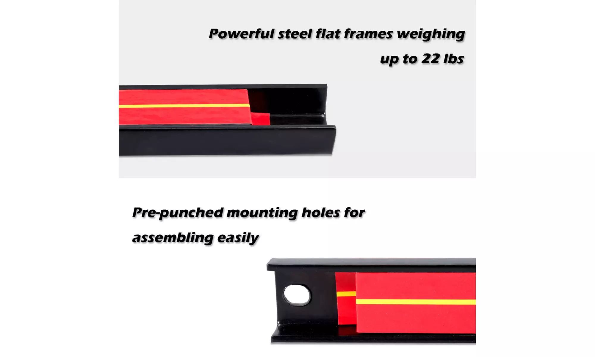 Costway 3 PCS 18" Magnetic Tool Holder Bar Storage Rack Knife Wrench Pilers - Second Medium