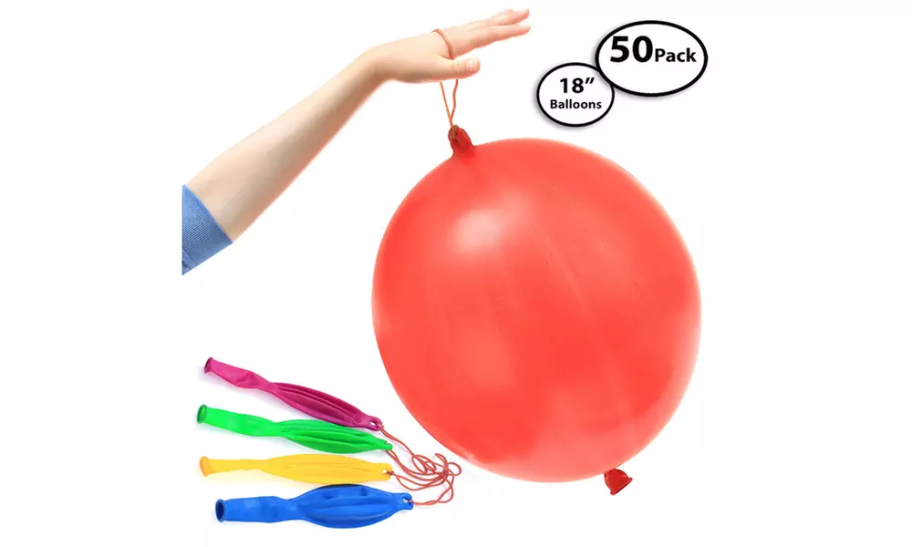 Jumbo Punching Ball Balloons for Parties (50-Pack) - Primary Image