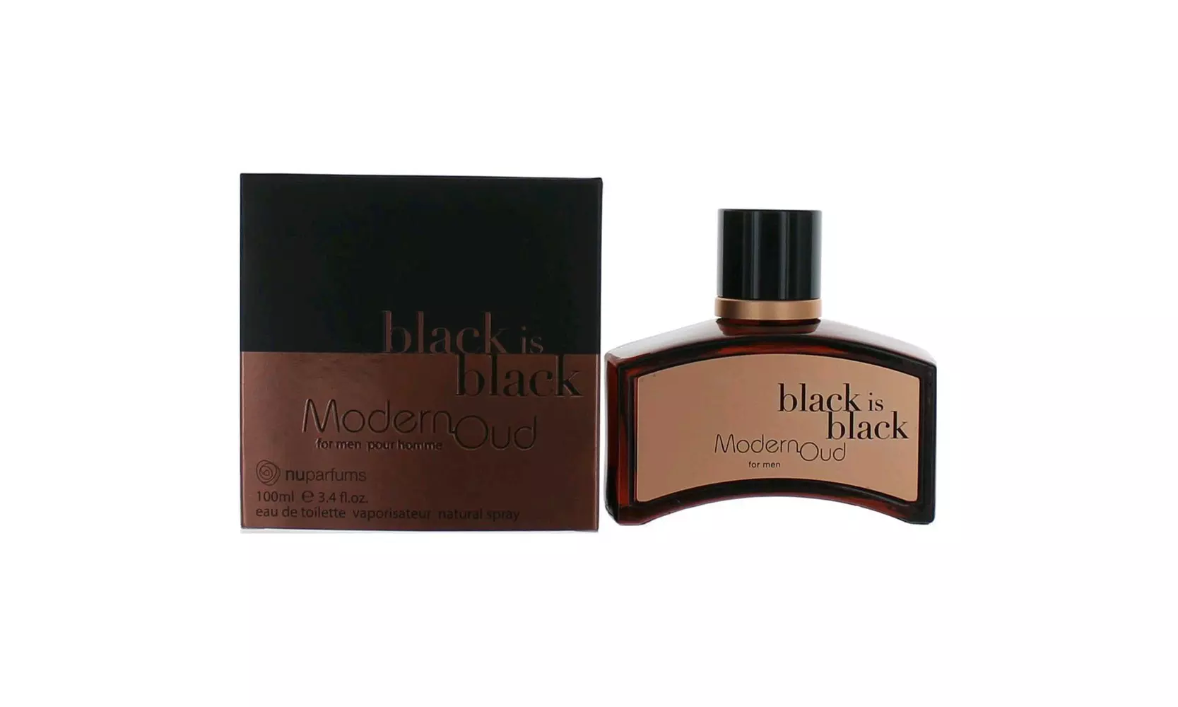 Black Is Black Modern Oud By Nuparfums 3.4 oz / 100 ml Sealed - Primary Image