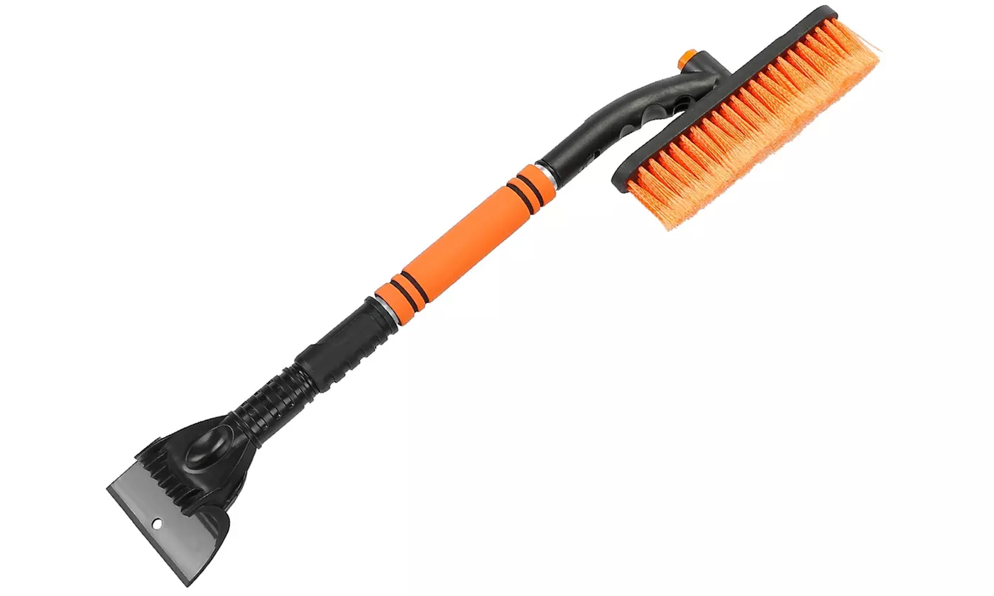 iMounTEK Extendable Snow Brush and Ice Scraper with Pivoting Head