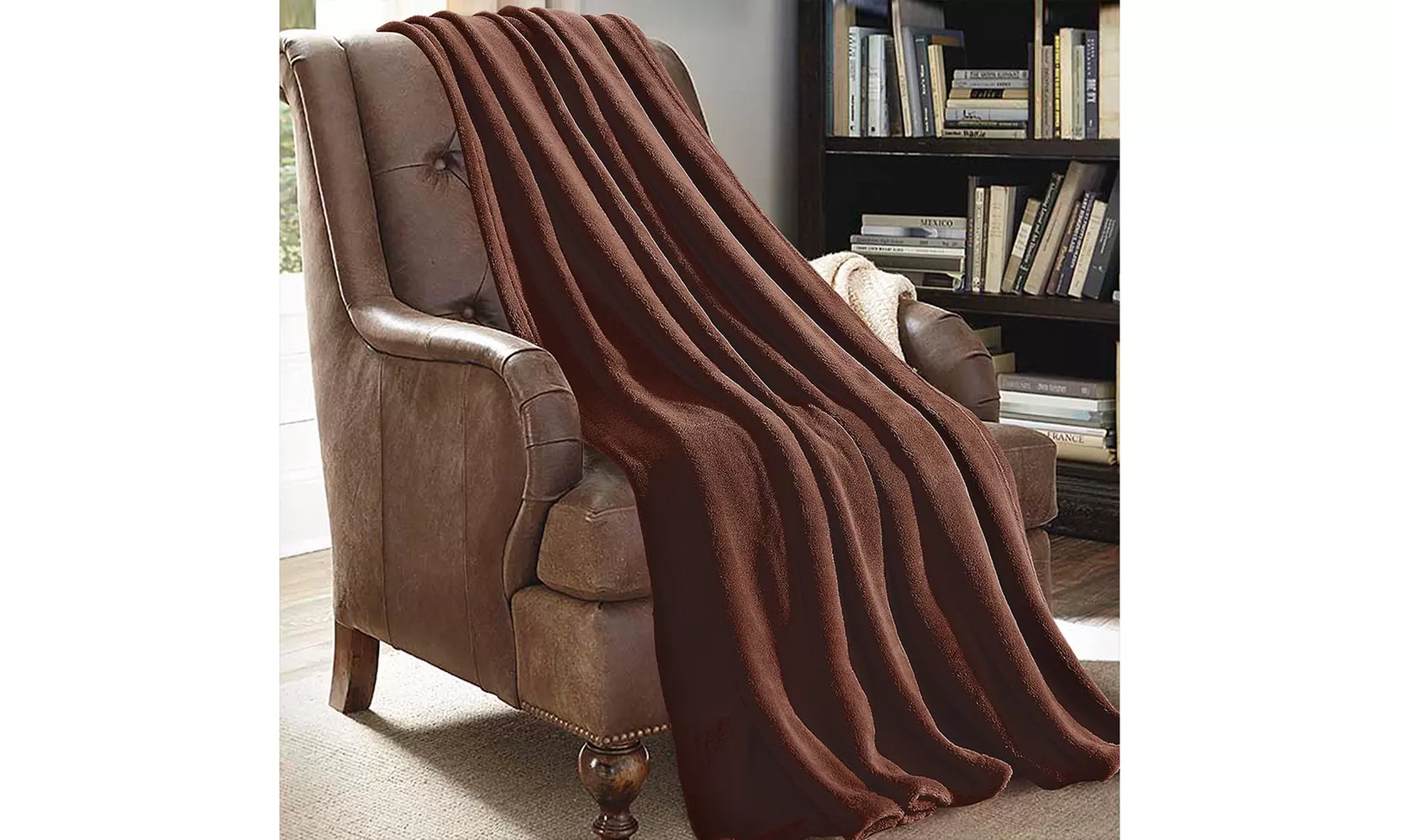 Soft Flannel Fleece Throw Blanket For Sofa Couch Travel