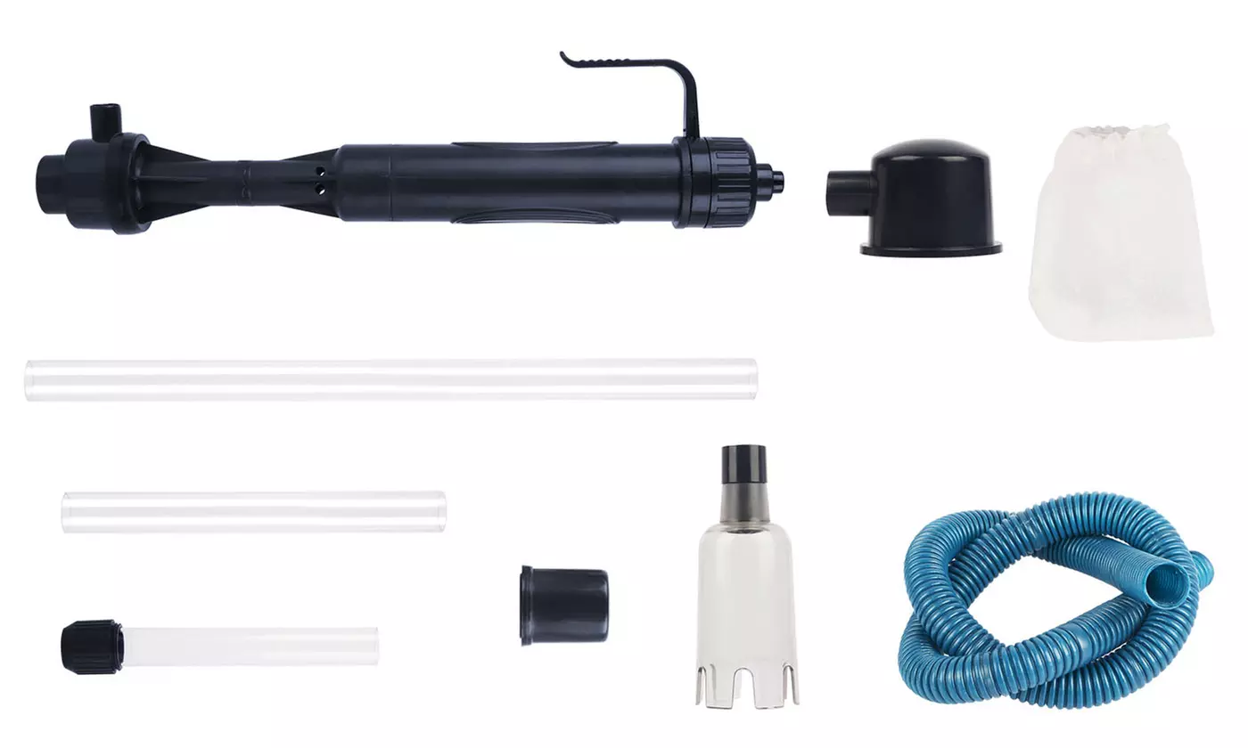 iMounTEK Battery-Operated Aquarium Vacuum Gravel Cleaner & Fish Tank Filter - Second Medium