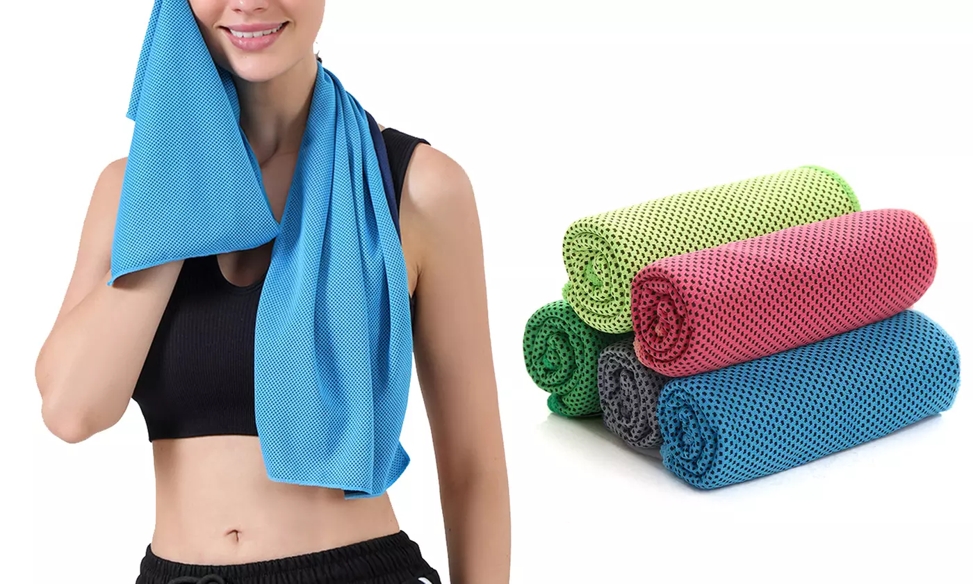 Cooling Towel Ice Towel Soft Breathable Chilly Towel Microfiber Towel for Yoga - Primary Image