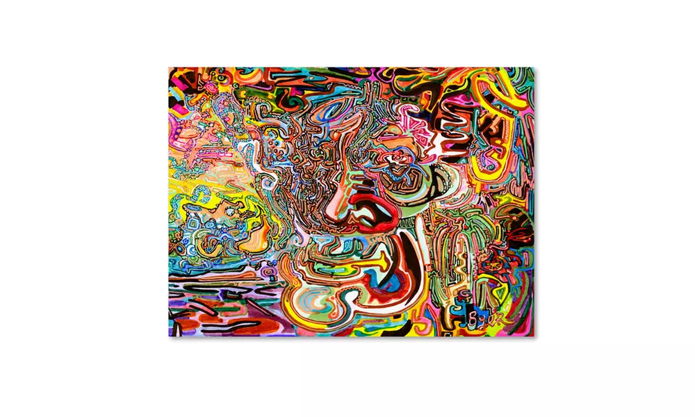 Josh Byer 'Man As A Garden At Sunrise' Canvas Art - Primary Image