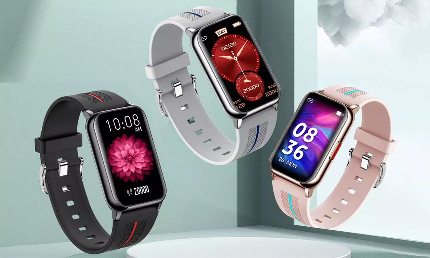 H27 Bluetooth Smart Watch Fitness Tracker Touch Screen For Android & iOS - Primary Image
