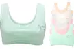 Angelina Girls Wire-Free Lightly Padded Cotton Training Bras (6-Pack) - Second Medium
