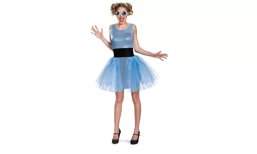 Powerpuff Girls Bubbles Deluxe Adult Costume - Primary Image