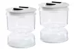 New 2 Flip Lid Jars Pickle Jar & Serve Stay Fresh - Second Medium