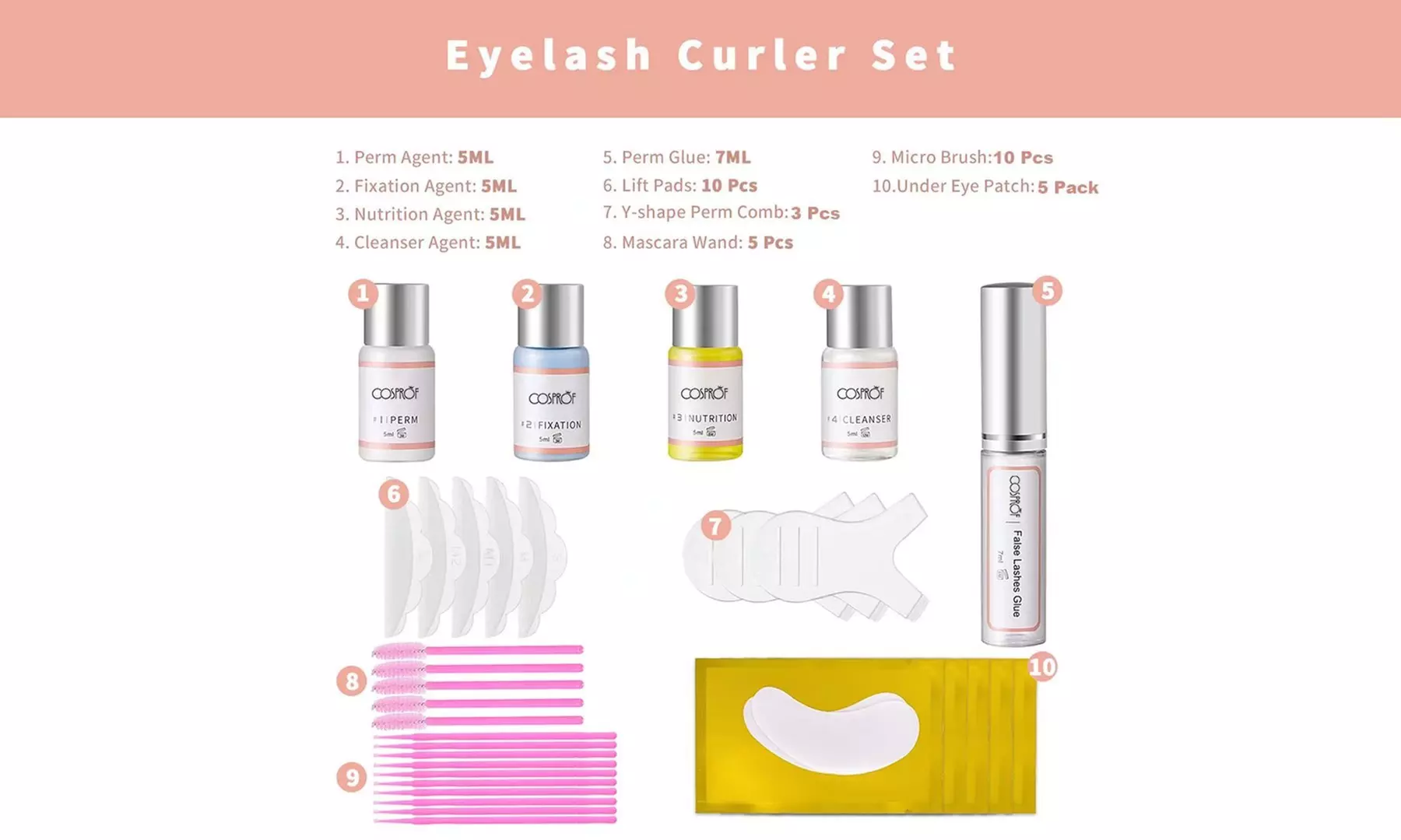 2 Pack Lash Lift Kit Eyelash Perming Kit Includes Eye Accessories Gift for Women
