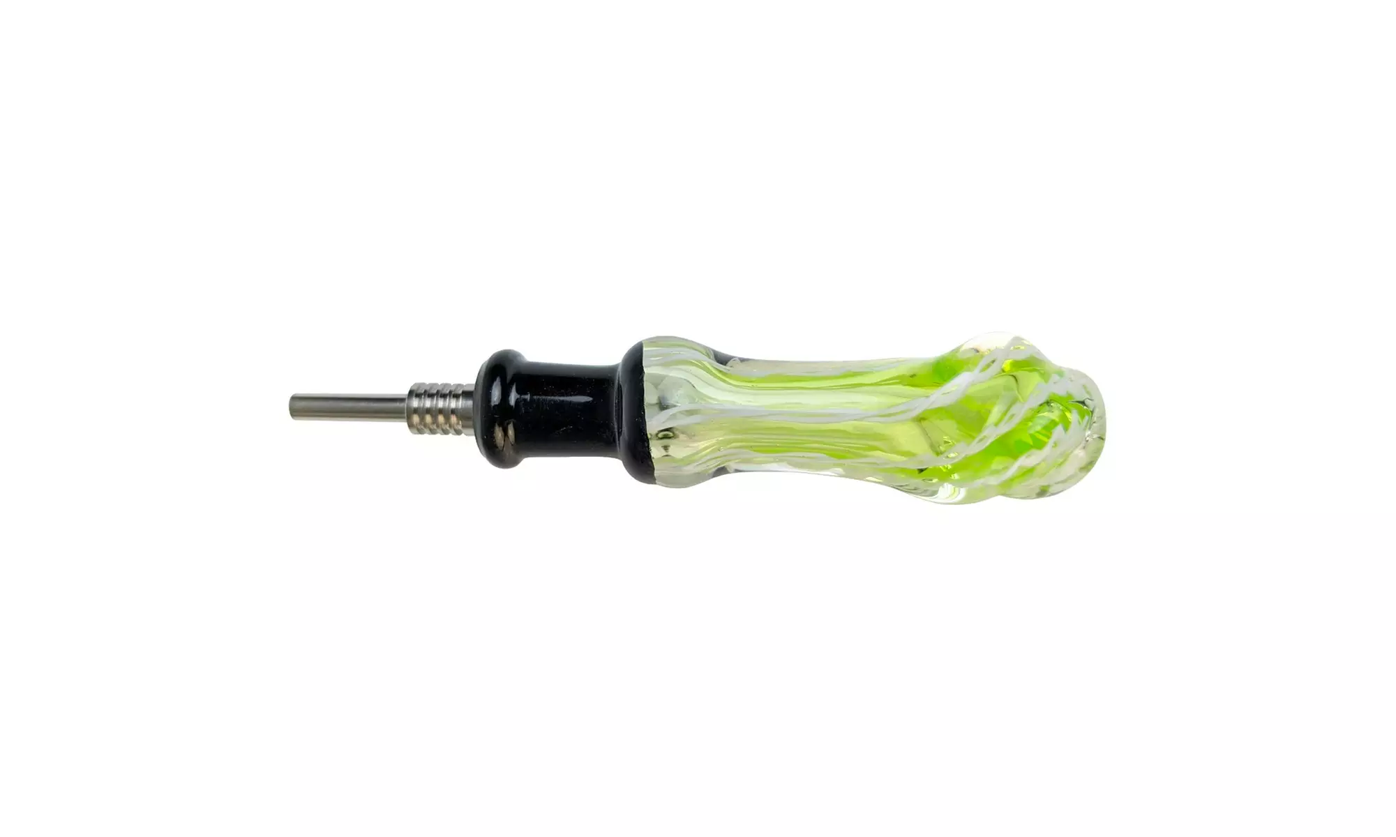 3.5" Glass Nectar Collector with 10mm Titanium Nail  - Second Medium