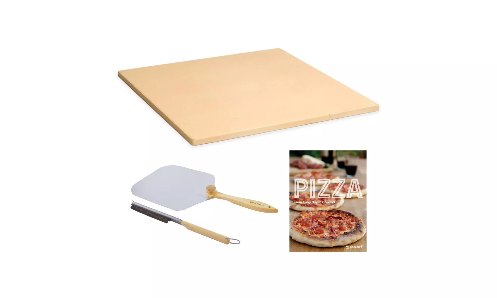 Pizzacraft 15x15 Inch Square ThermaBond Baking/Pizza Stone for Oven or Grill - Primary Image
