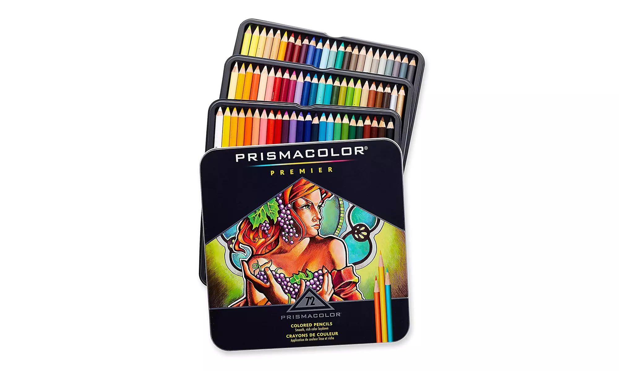 Prismacolor Premier Colored Pencils, Soft Core, 72 Pack - Primary Image