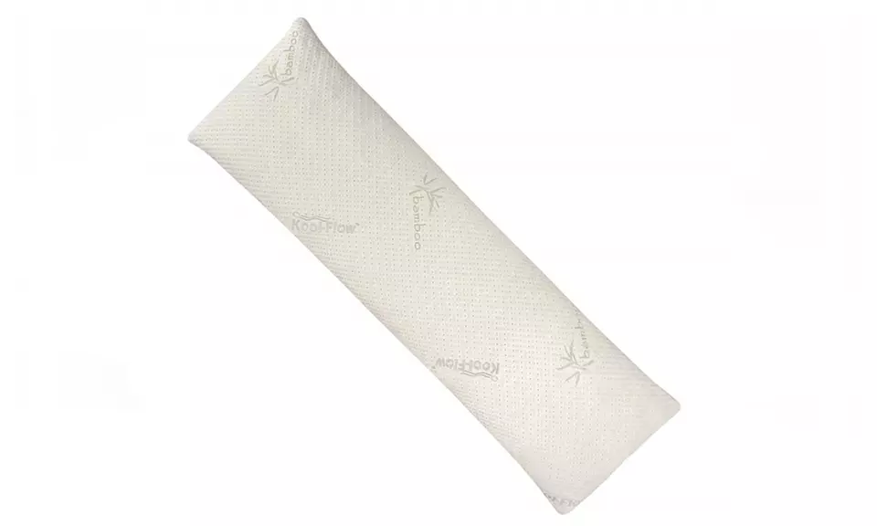 Snuggle-Pedic Ultra-Luxury Bamboo Shredded Memory Foam Full Size Body Pillow - Primary Image