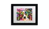 Dean Russo 'Papillon 9149' Matted Black Framed Art