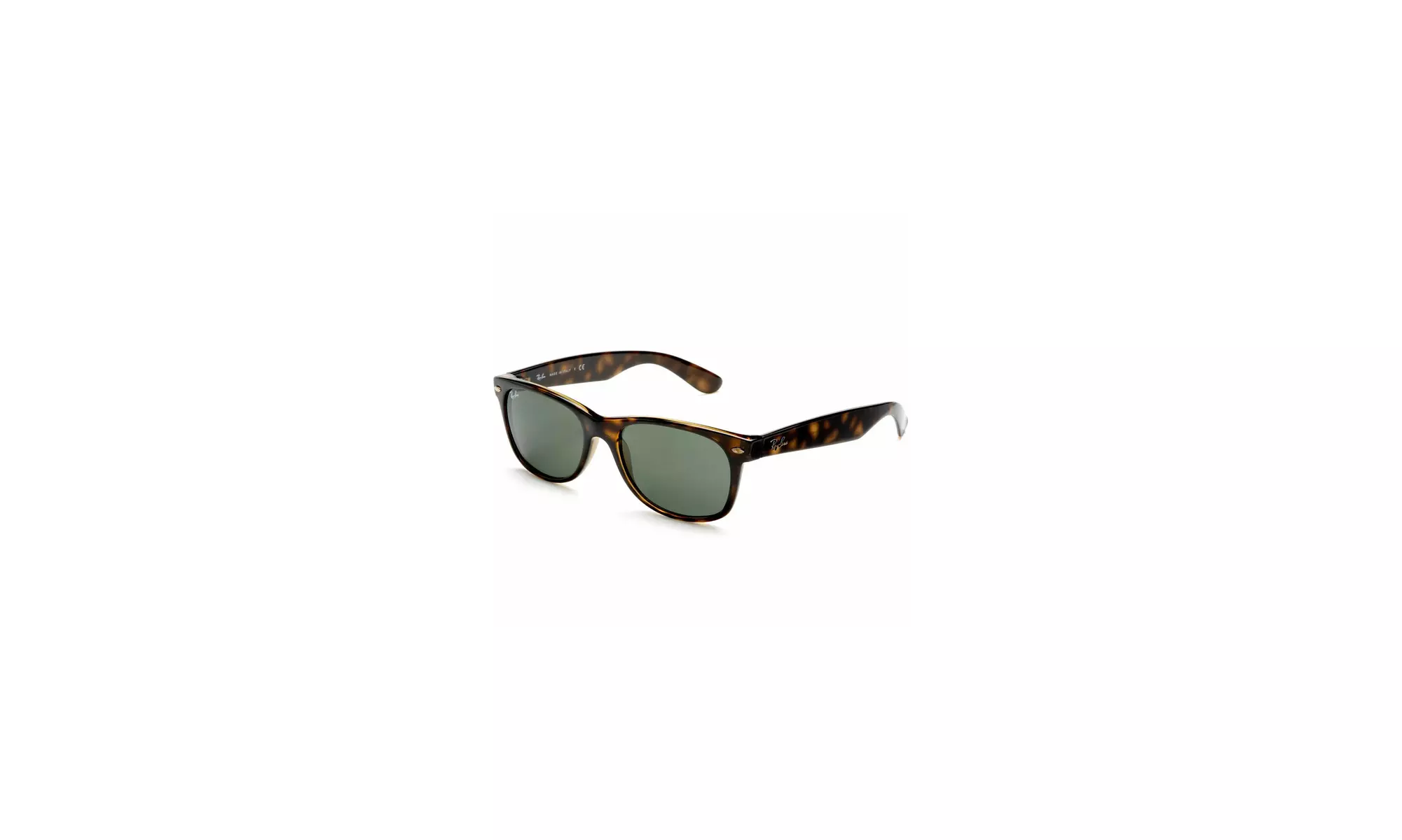 Ray-Ban Men's New Wayfarer RB2132-902L-55 Brown Sunglasses - Primary Image