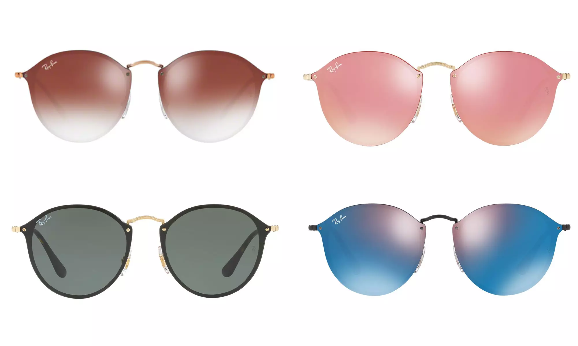 Ray Ban Blaze Round RB3574N S... | Groupon Goods