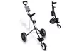 Folding Pull Push Golf Cart 3 Wheel Trolley Swivel with Cup Holder Scorecard - Second Medium