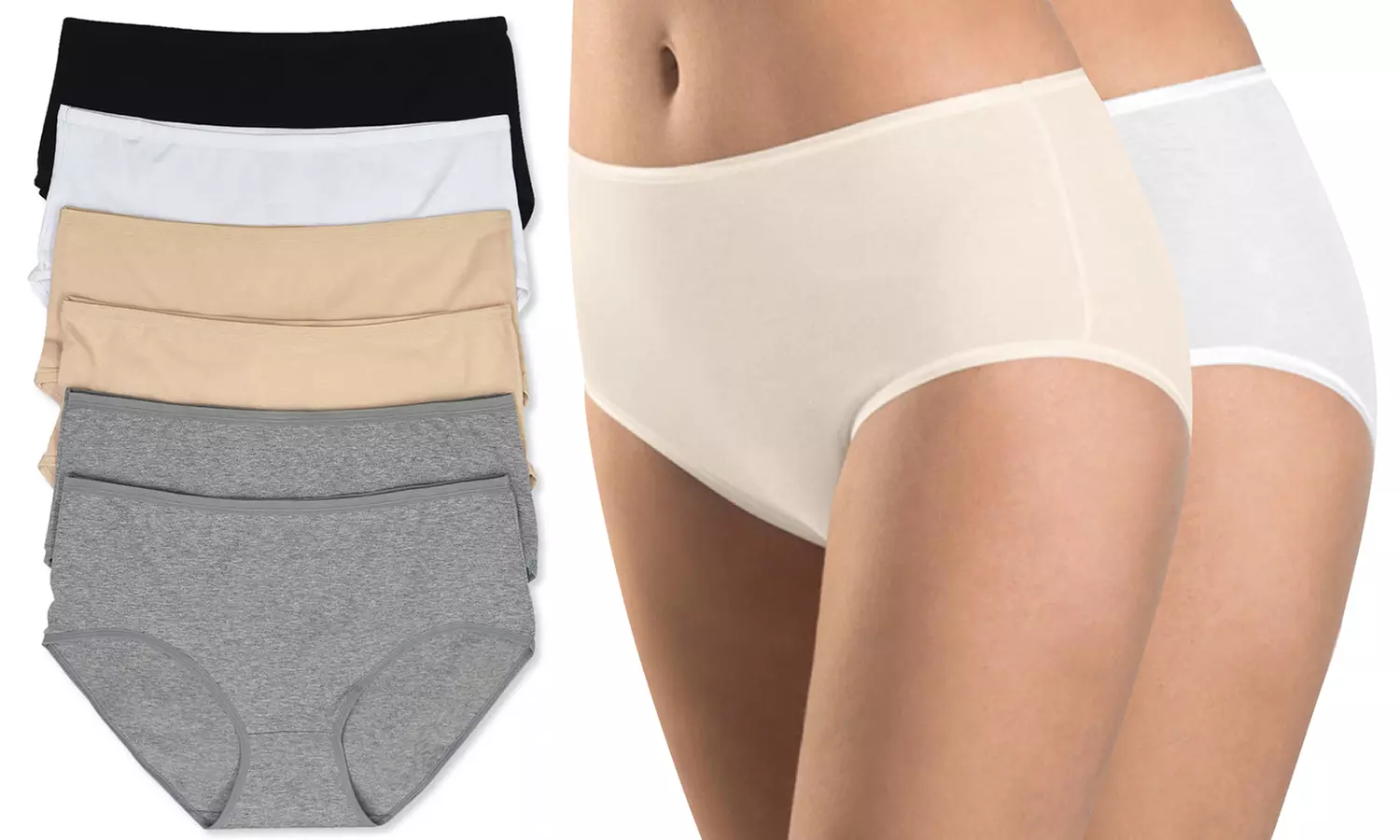 Women's Cotton Brief Panties (6-Pack) - Primary Image