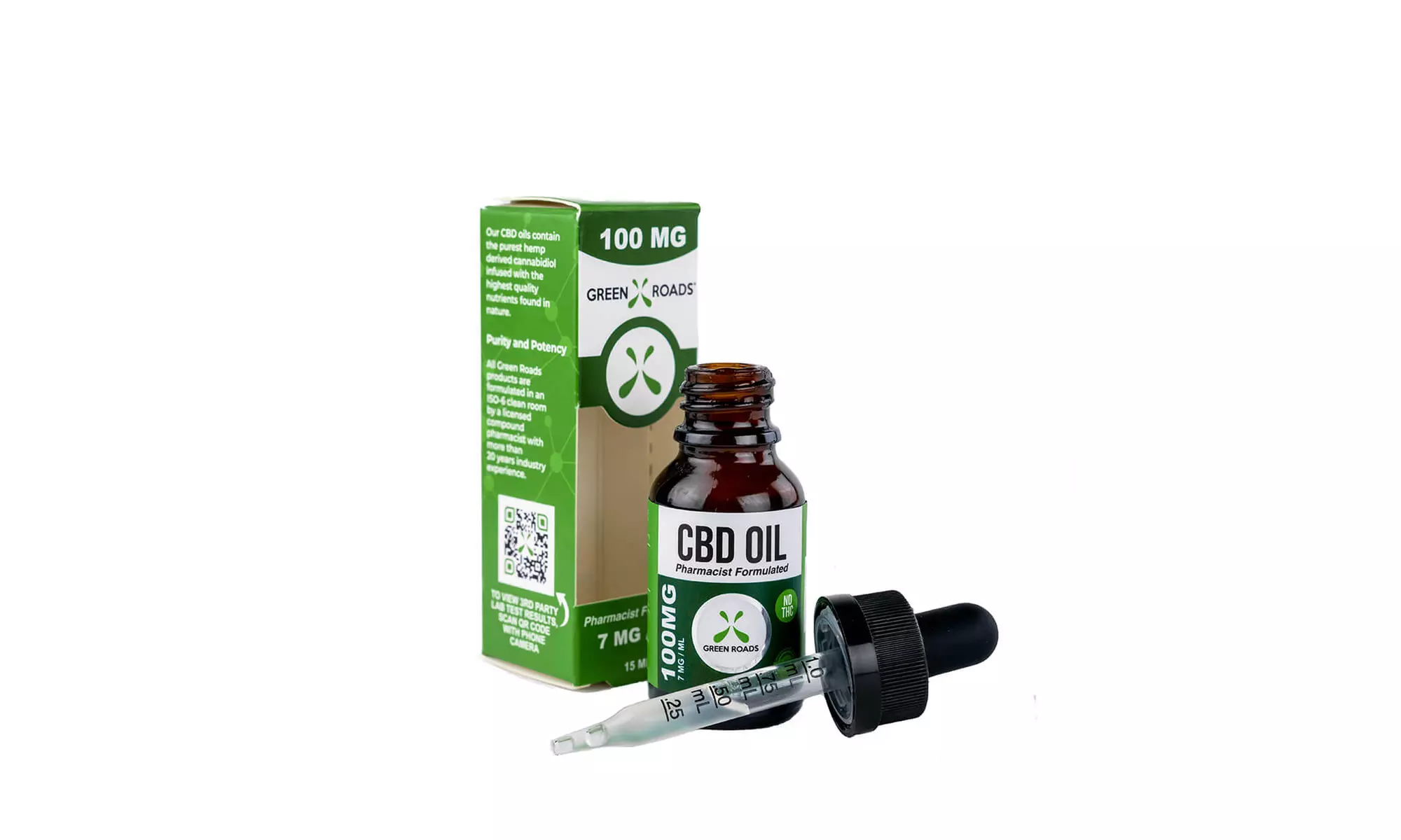 Green Roads CBD Oil 100mg - Primary Image
