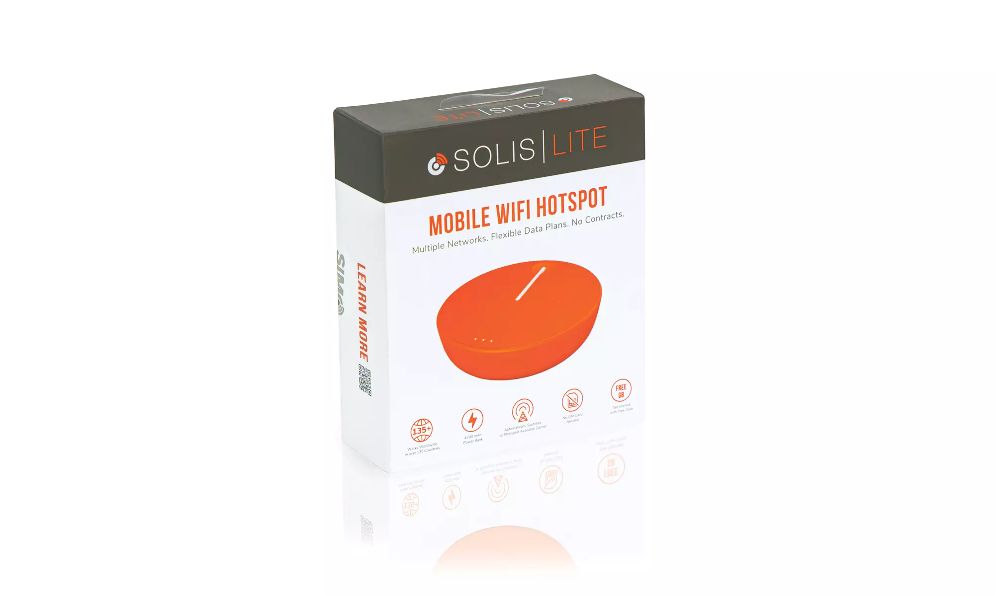SIMO Solis Lite 4G LTE Portable Wi-Fi Mobile Hotspot with 1GB Data Included