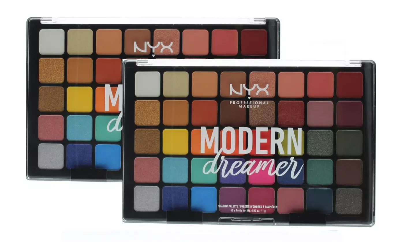 NYX Professional Makeup Shadow Palettes - Choose from 1, 2, 3 or 5 Packs