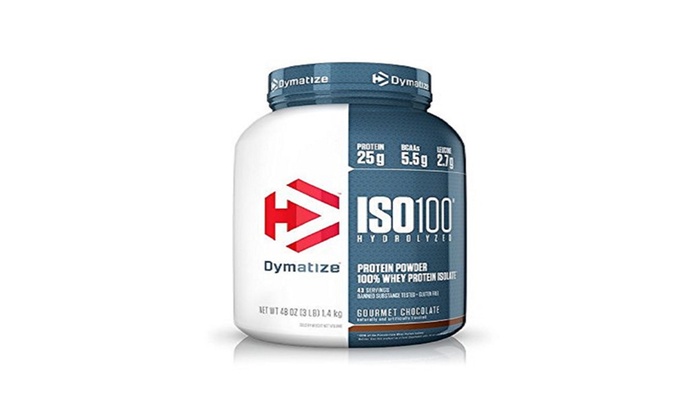 Dymatize Iso Protein Powder 100 Whey Isolate Chocolate 3 Lbs