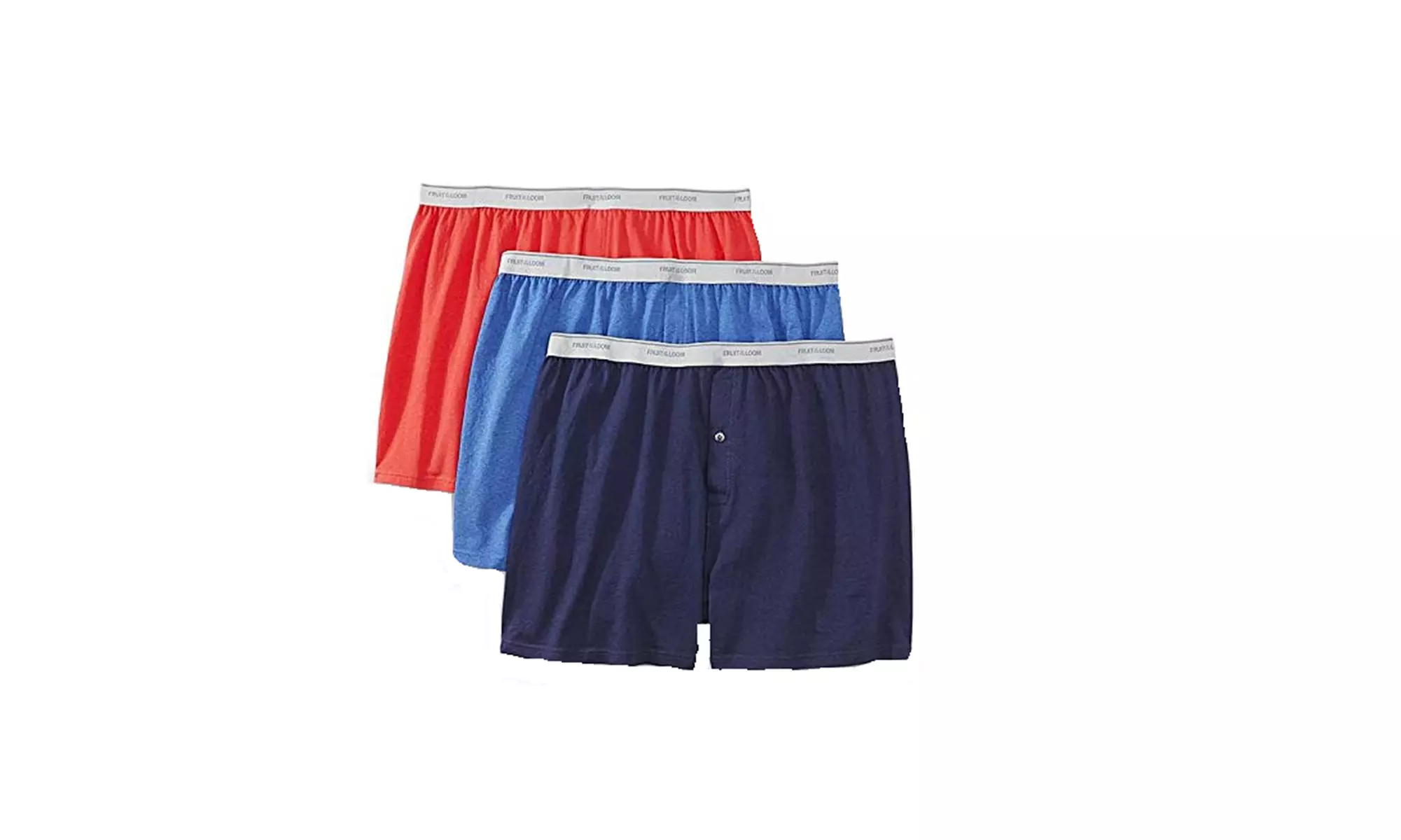 Fruit Of The Loom 3 Pack Plus Size Men Knit Boxer Short - Primary Image