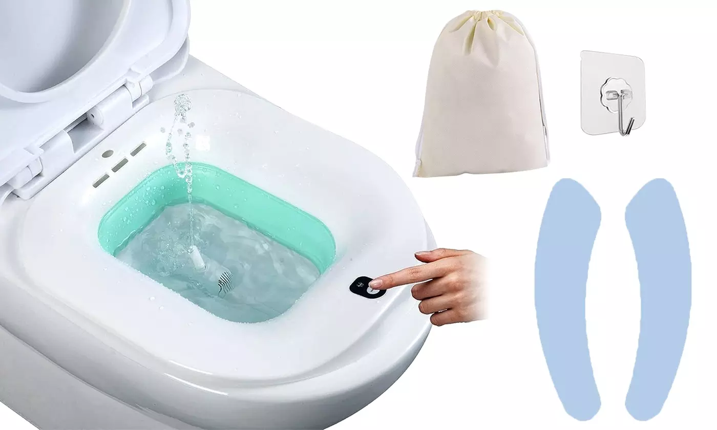iMounTEK Electric Foldable Sitz Basin Postpartum Care Toilet Seat and Bidet - Primary Image