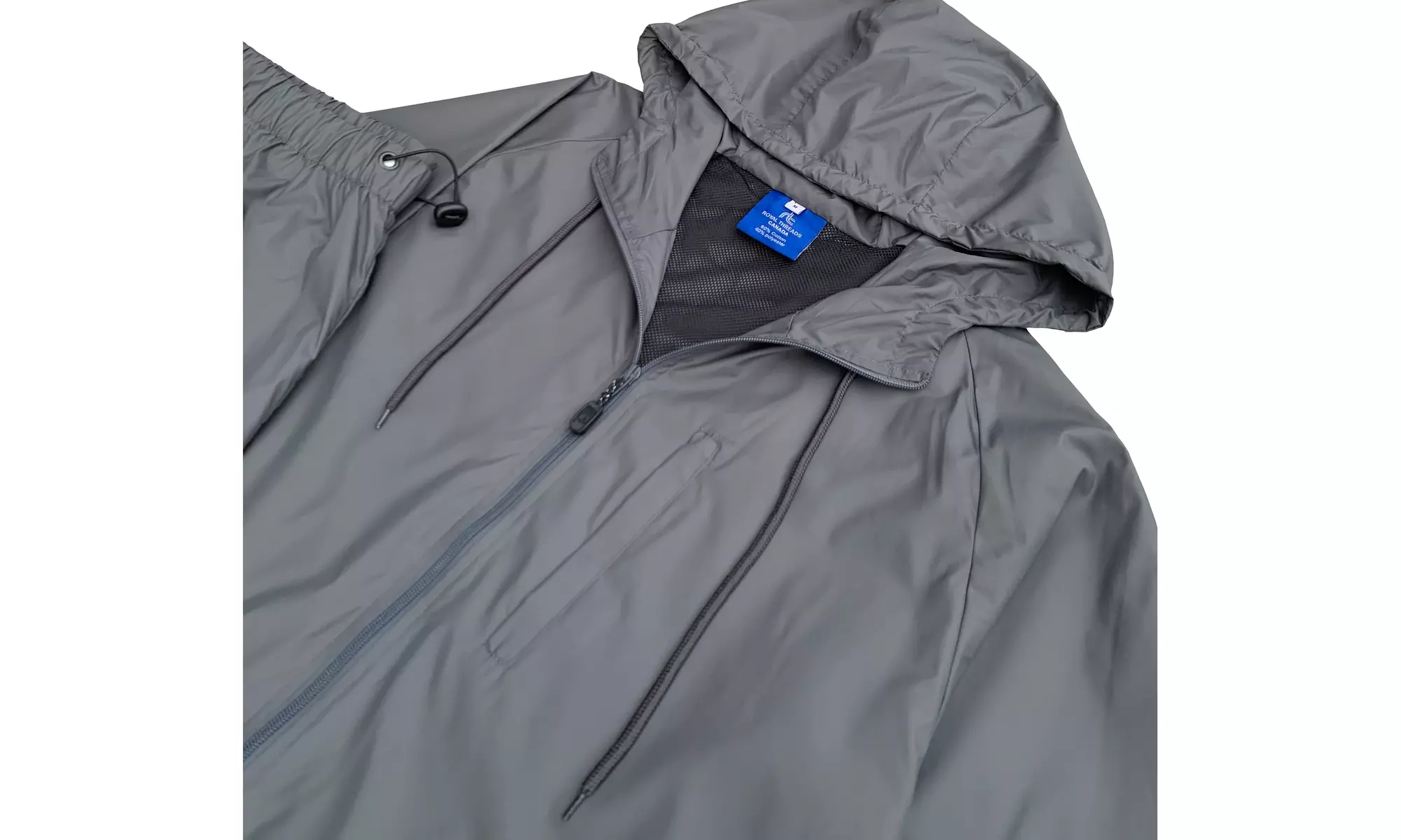 Men's 2-Piece light weight Windbreaker Suit Sauna GYM Set with Mesh Lining 