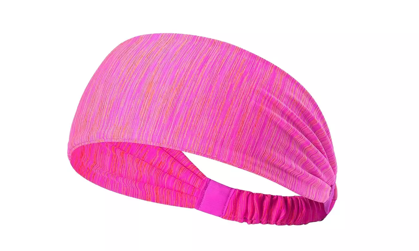 Unisex Yoga Sport Athletic Headband for Running Sports Elastic Wicking Sweatband
