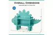Costway Animal Bookcase for Kids 2/3/4-Tier Toy Storage Organizer Open Shelves - Second Medium