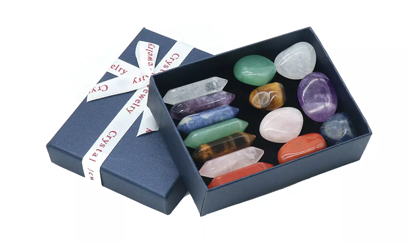 7 Chakra Natural Crystal Gemstone Tassel Hanging Stones Ornaments Car Home Decor