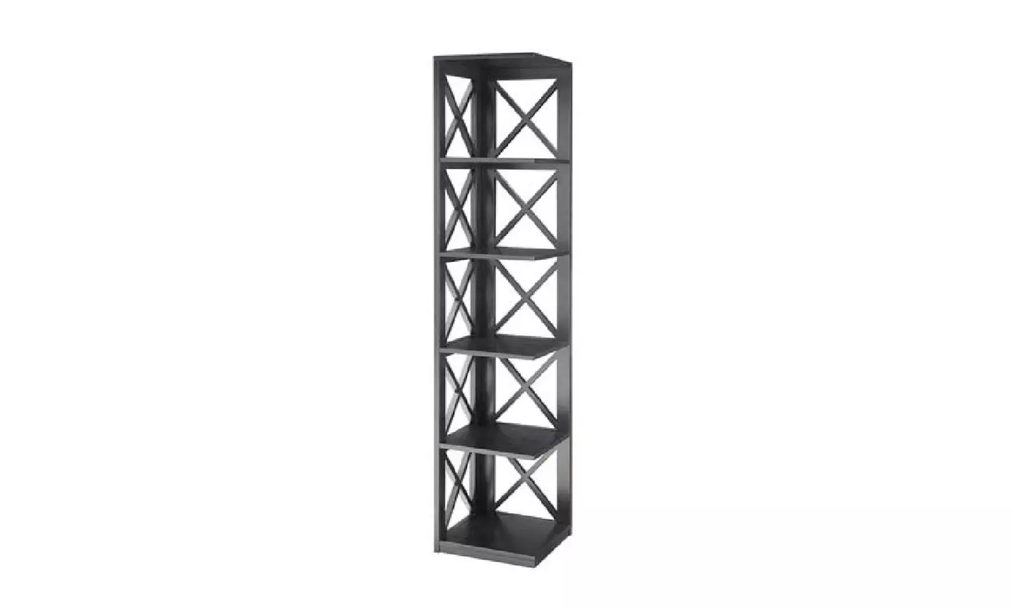 Oxford 5 Tier Corner Bookcase - 203080BL - Primary Image