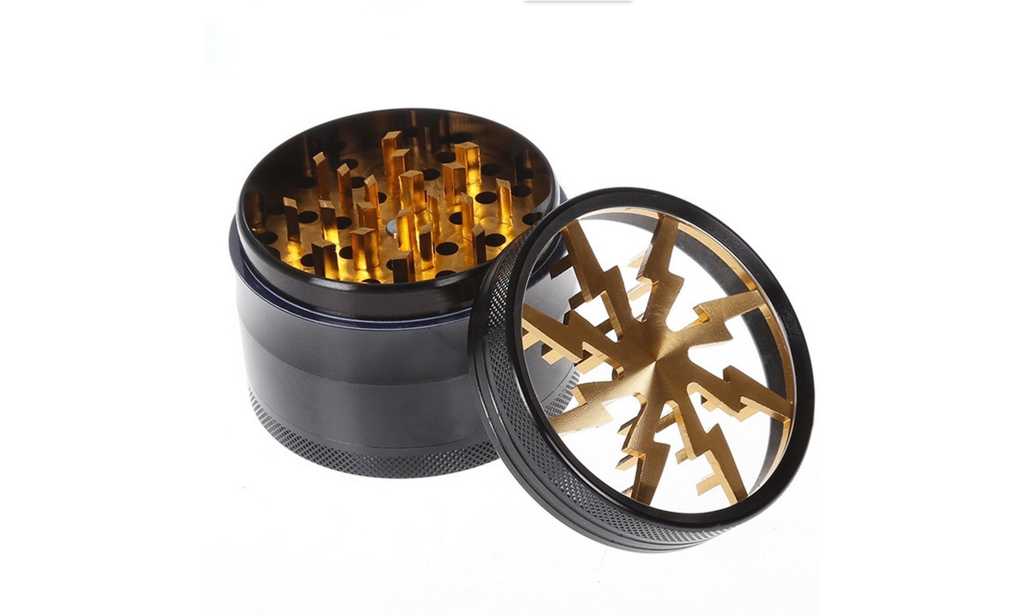 4-Layer Herb Grinders w/ Bonus Container (Small, Medium, Large)
