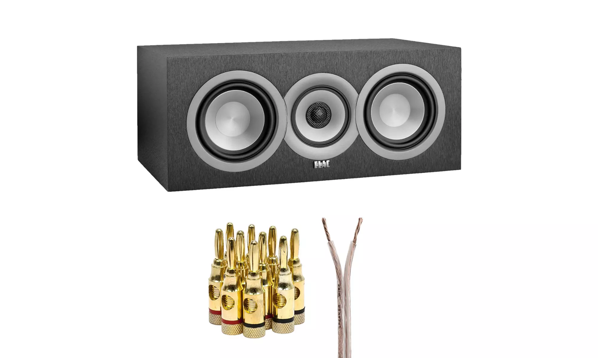 ELAC Uni-Fi UC5 Center Channel Speaker with Speaker Wire and Banana Plugs - Primary Image