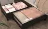 NewHome Under Bed Storage Bins with Rolling Wheels & Clear Lid (2-Pack)
