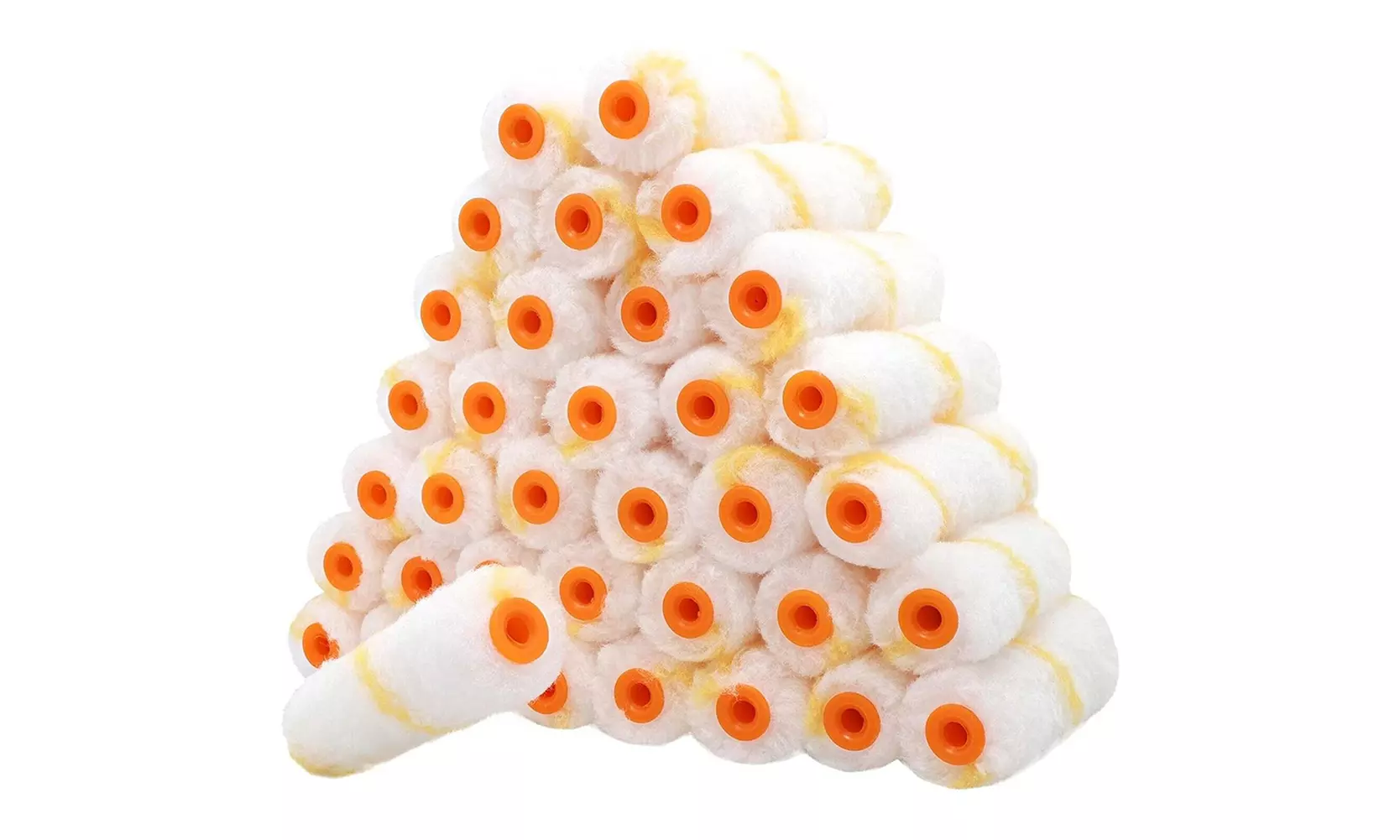US 36-72 Pc Mini Paint Roller Covers, Painting Supplies Roller Paint Brush 4"