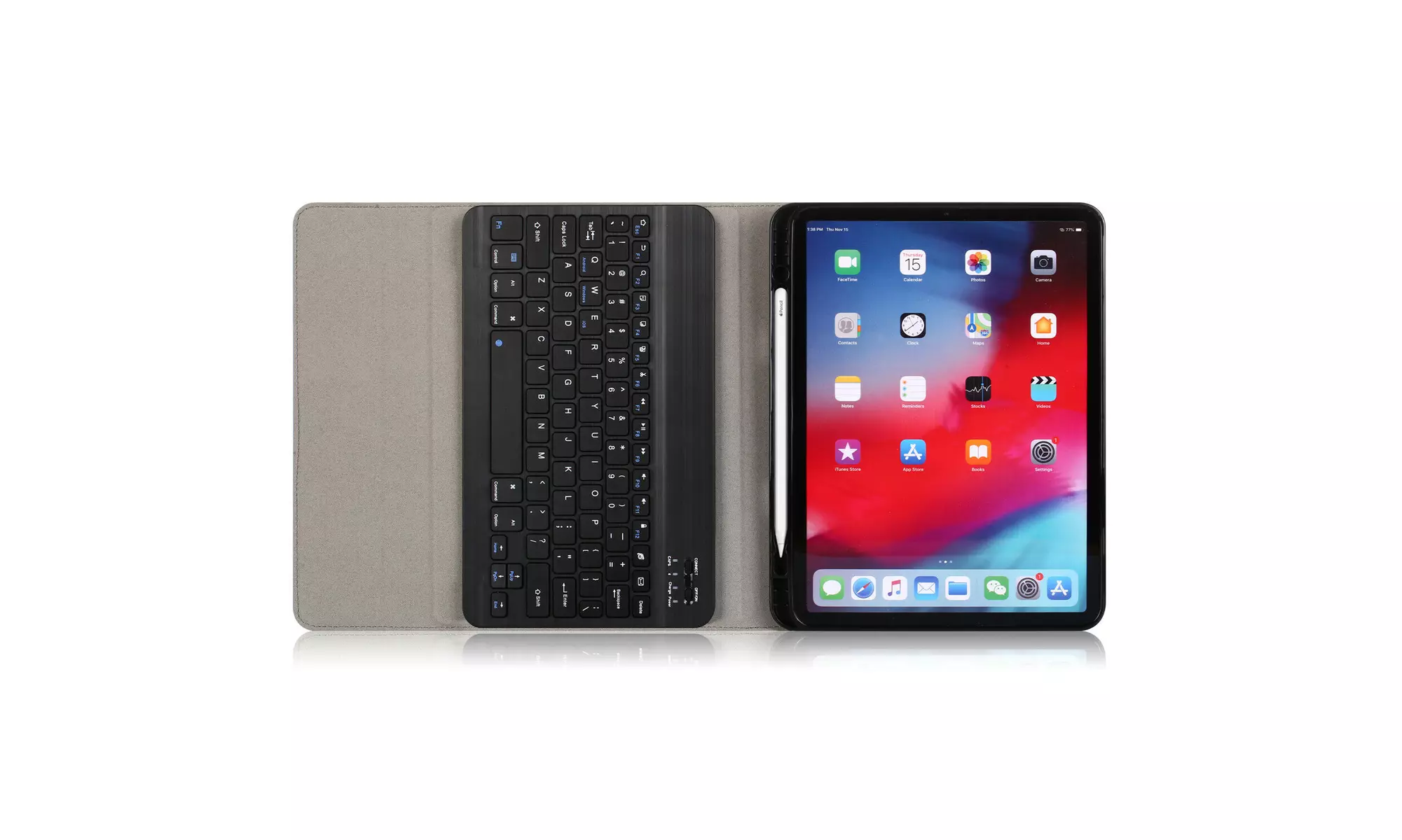 For Apple iPad Pro 11 inch Keyboard Case Flip Stand Cover with Wireless Keyboard