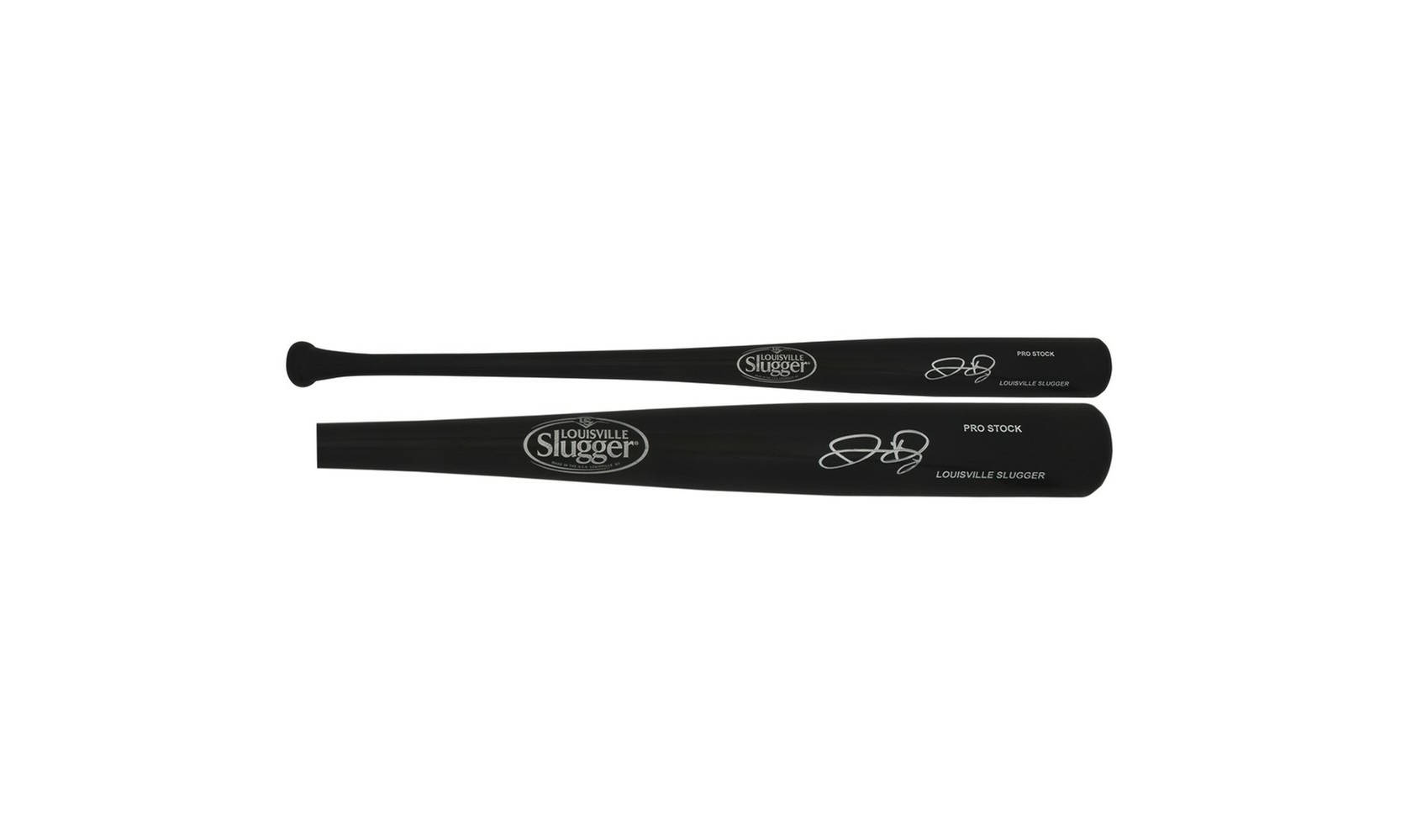 Jermaine Dye Signed Louisville Slugger Pro Stock Black Baseball Bat