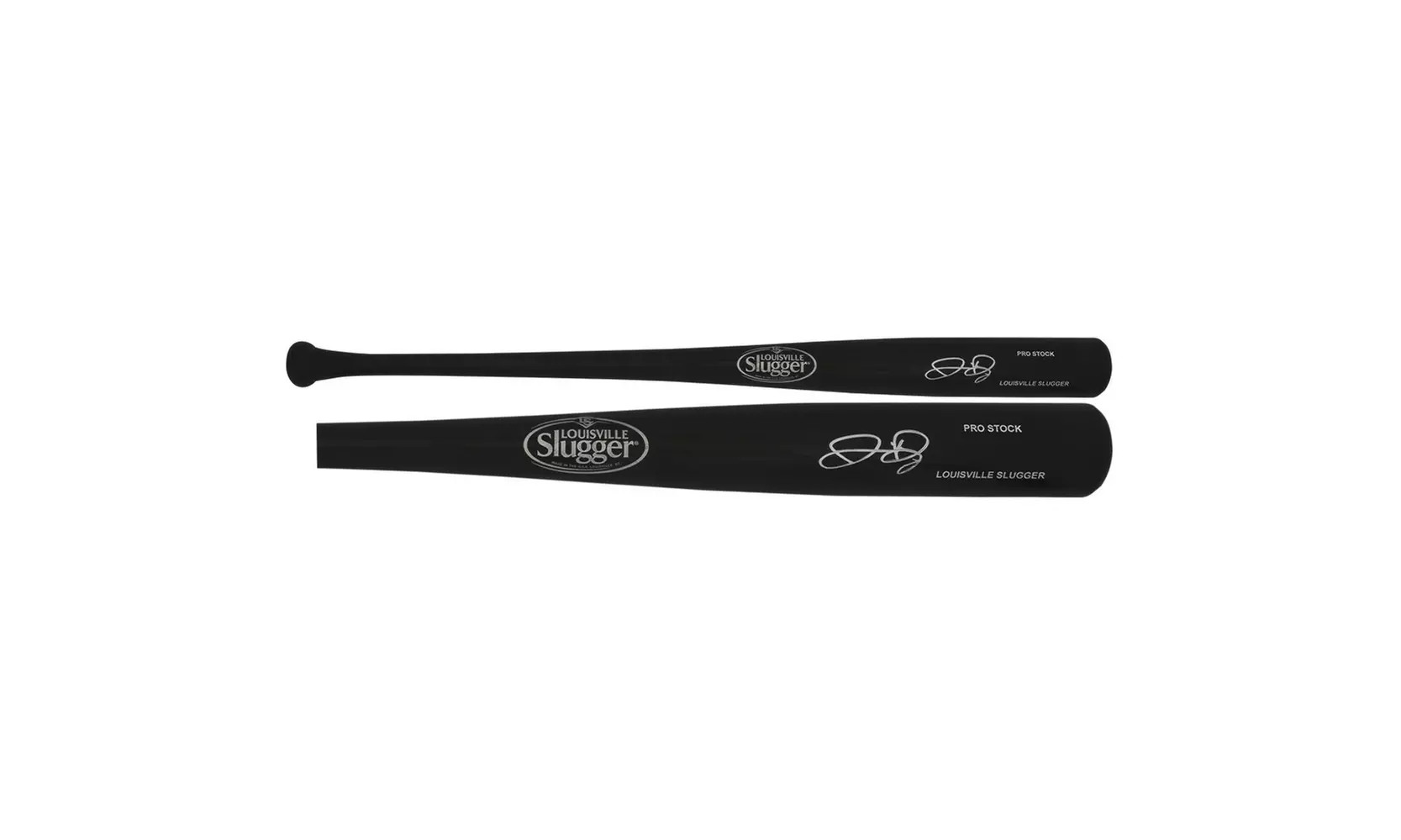 Jermaine Dye Signed Louisville Slugger Pro Stock Black Baseball Bat