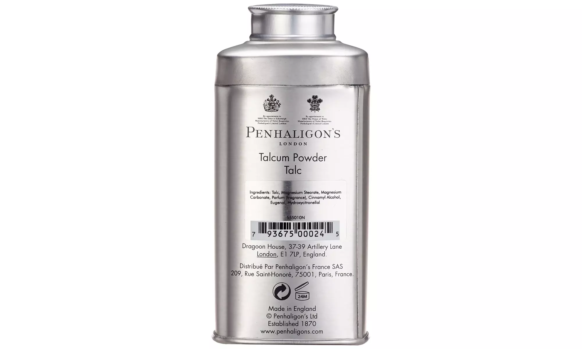 Penhaligon's 'Bluebell' Talcum Powder 3.5 Oz / 100 g New - Second Medium